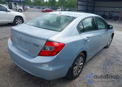 2012 Honda Civic Ex-L из США, поврежденный, VIN 19XFB2F92CE011583